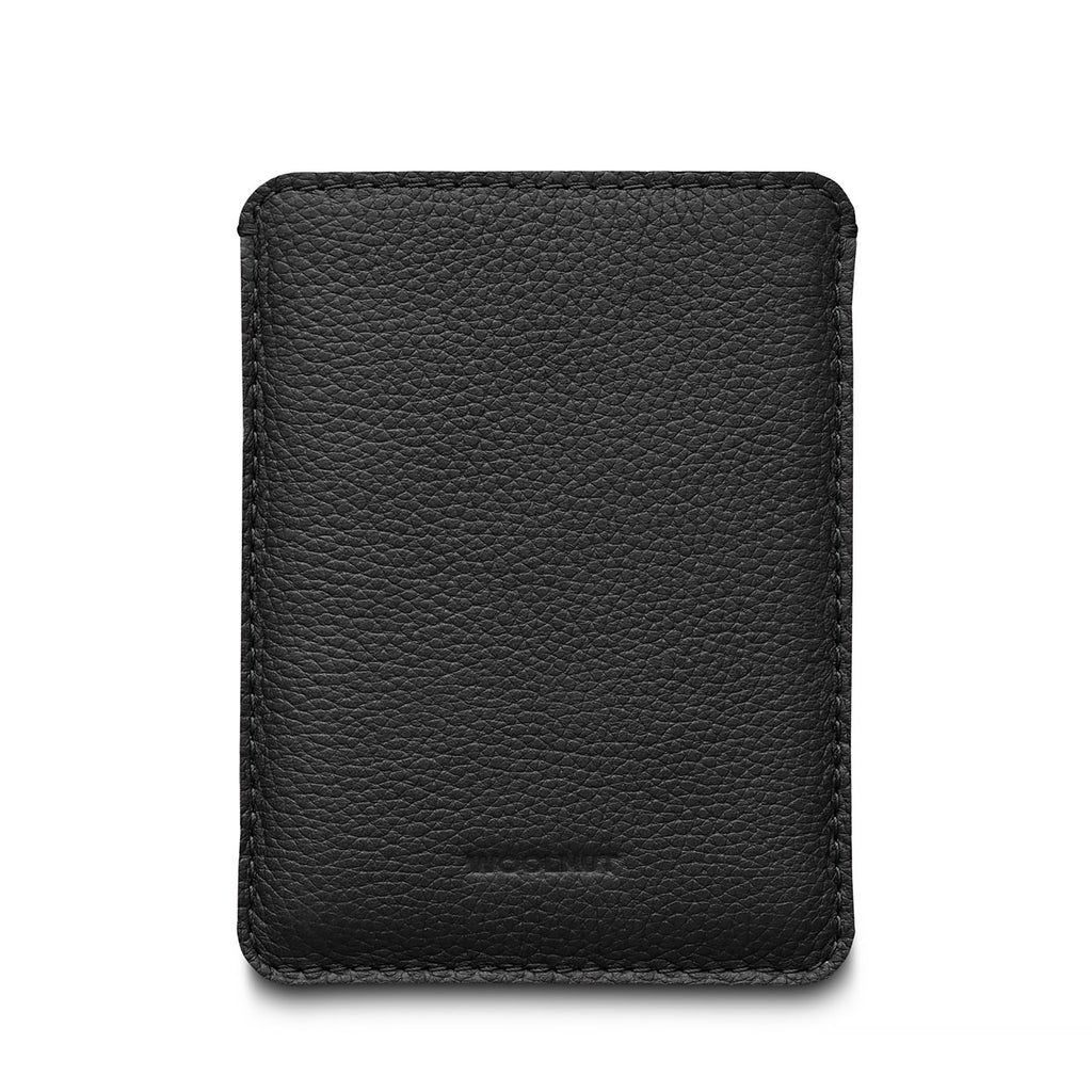 Leather Passport Sleeve - Black - Aman Essentials