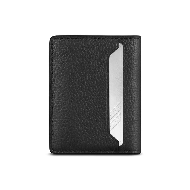 woolnut leather wallet bifold black 3