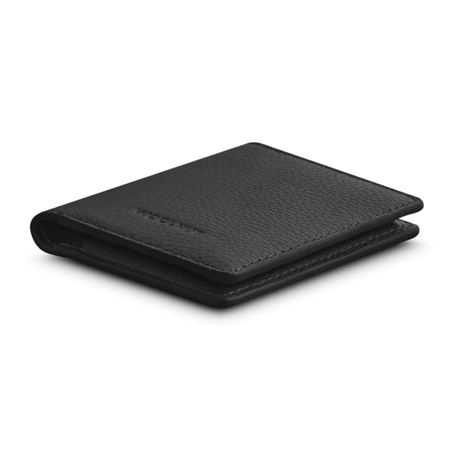 woolnut leather wallet bifold black 5