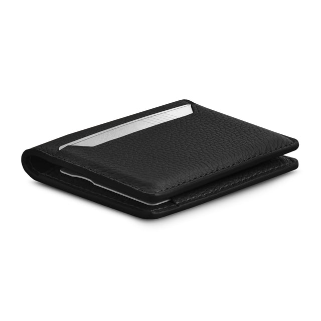 woolnut leather wallet bifold black 6