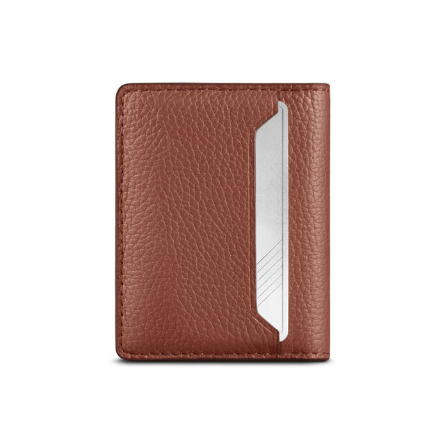 woolnut leather wallet bifold cognac 3