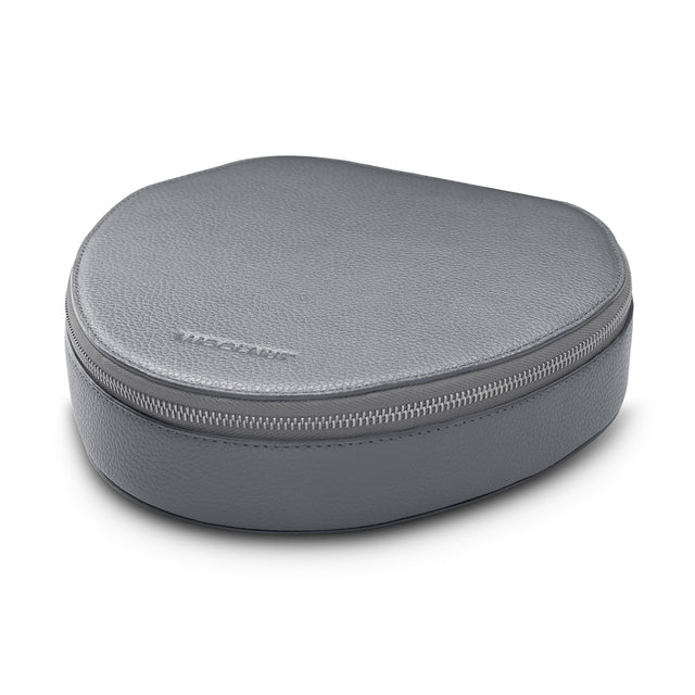 woolnut leather case for airpods max grey