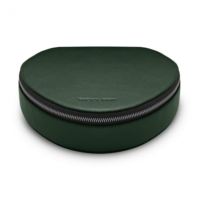 Green LV Solid Leather Airpods Case