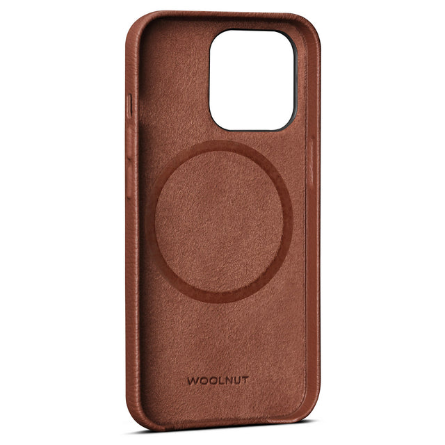 iPhone 13 Pro Max Leather Case | Genuine Leather | BandWerk Germany Munich | Ostrich | Brown Black